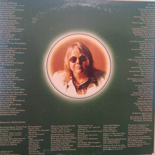 Paul Williams (2) : Life Goes On (LP, Album)