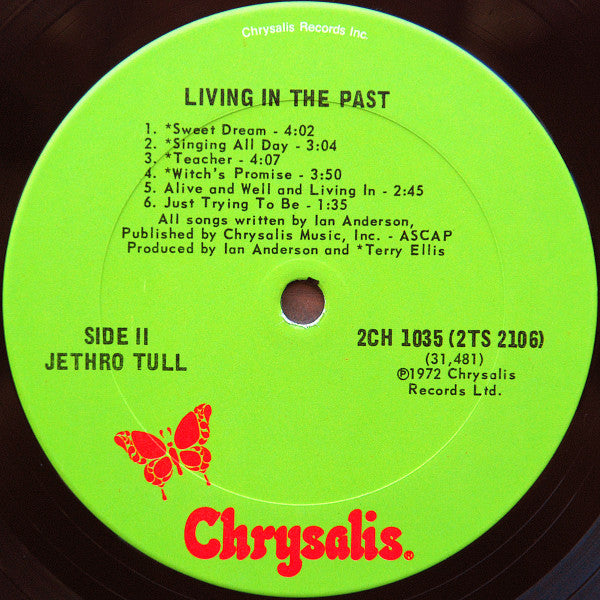 Jethro Tull : Living In The Past (2xLP, Comp, San)