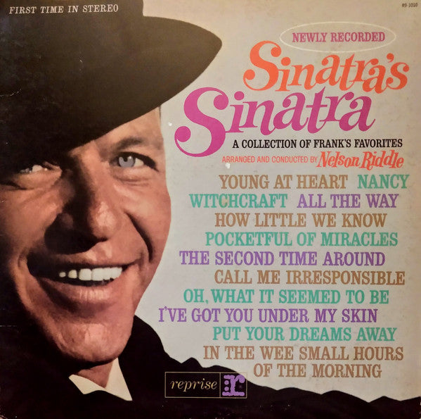 Frank Sinatra Arranged And Conducted By Nelson Riddle : Sinatra's Sinatra (LP, Album, Gat)