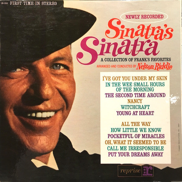 Frank Sinatra Arranged And Conducted By Nelson Riddle : Sinatra's Sinatra (LP, Album, Gat)