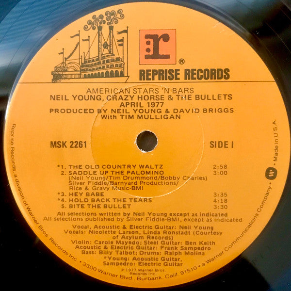 Neil Young : American Stars 'N Bars (LP, Album, Los)