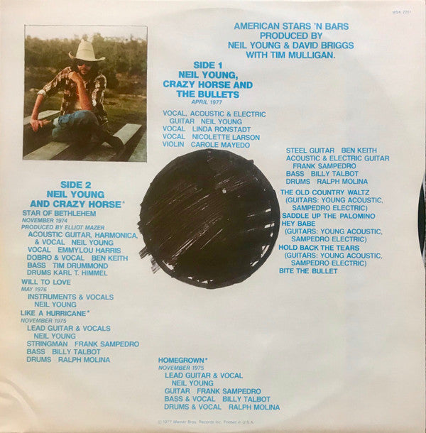 Neil Young : American Stars 'N Bars (LP, Album, Los)