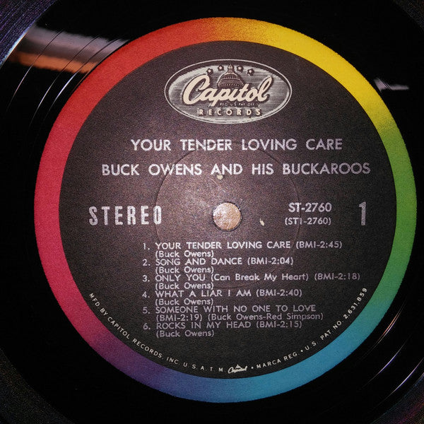 Buck Owens And His Buckaroos : Your Tender Loving Care (LP, Album, Los)
