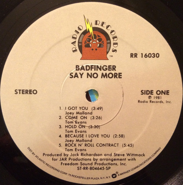 Badfinger : Say No More (LP, Album, SP)