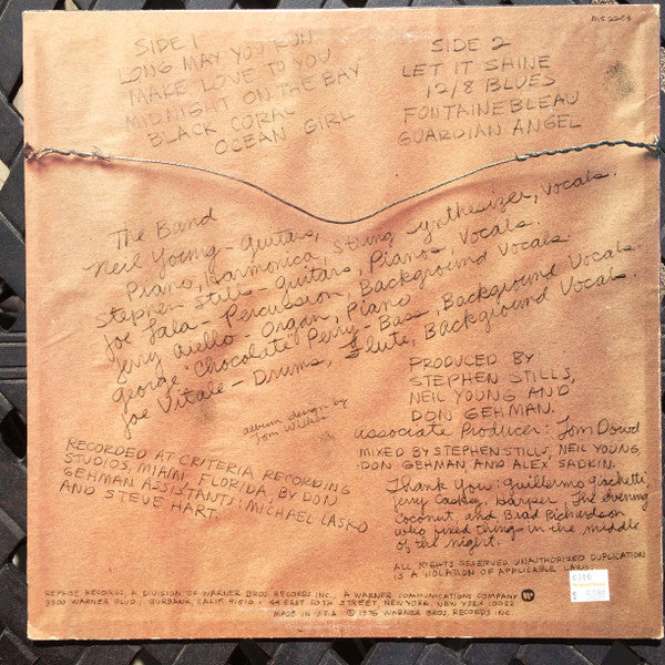 The Stills-Young Band : Long May You Run (LP, Album, San)