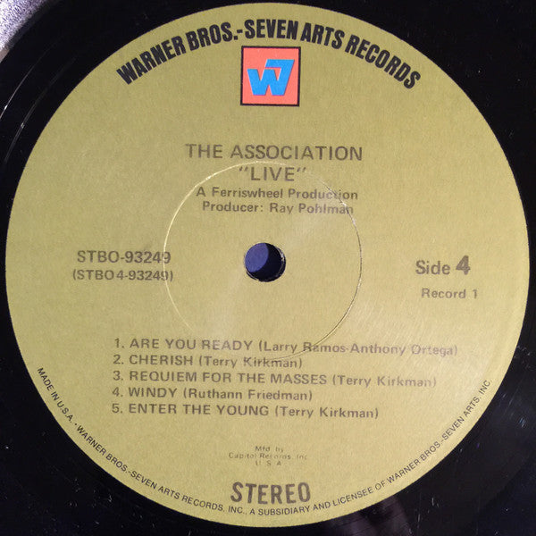 The Association (2) : "Live" (2xLP, Album, Club, Gat)