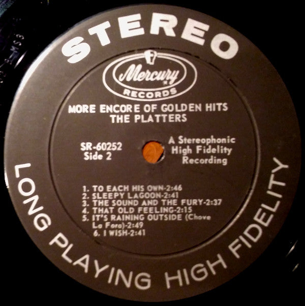 The Platters : More Encore Of Golden Hits (LP, Comp)