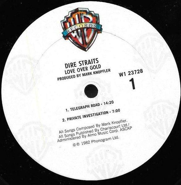 Dire Straits : Love Over Gold (LP, Album, Club, RP, Car)
