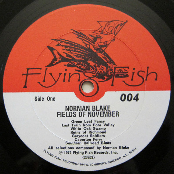 Norman Blake (2) : The Fields Of November (LP, Album, RE, All)