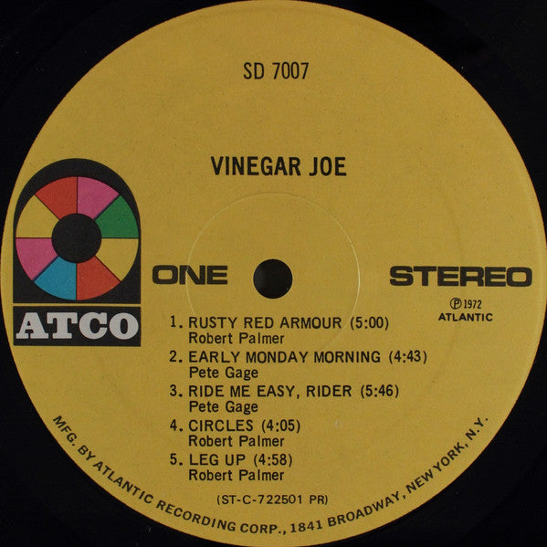 Vinegar Joe : Vinegar Joe (LP, Album, PR )