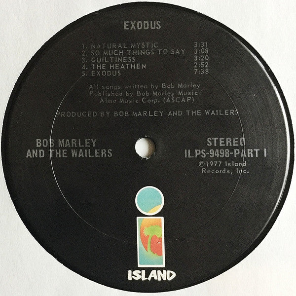 Bob Marley & The Wailers : Exodus (LP, Album, San)