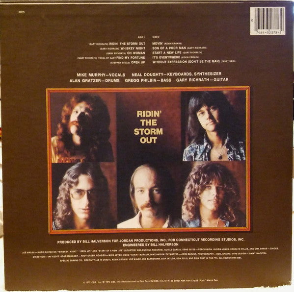 R.E.O. Speedwagon* : Ridin' The Storm Out (LP, Album, RE, Ter)