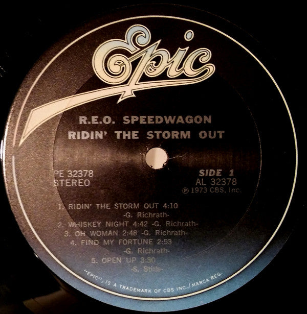 R.E.O. Speedwagon* : Ridin' The Storm Out (LP, Album, RE, Ter)