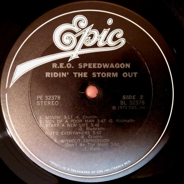 R.E.O. Speedwagon* : Ridin' The Storm Out (LP, Album, RE, Ter)