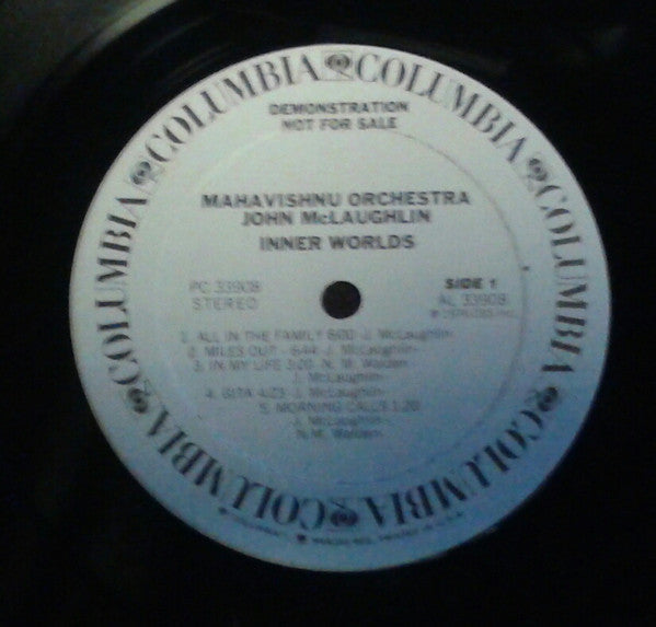 Mahavishnu Orchestra / John McLaughlin : Inner Worlds (LP, Album, Promo)