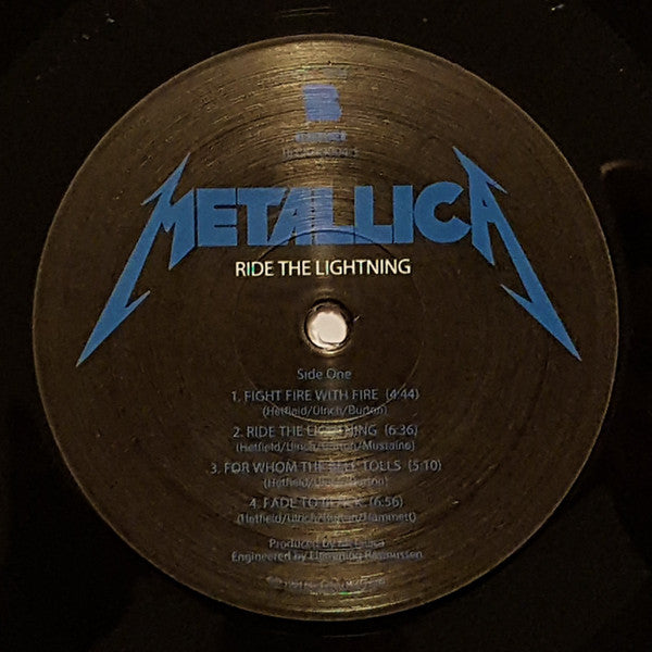 Metallica : Ride The Lightning (LP, Album, RE, RM)