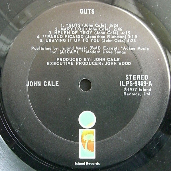 John Cale : Guts (LP, Comp, Ter)