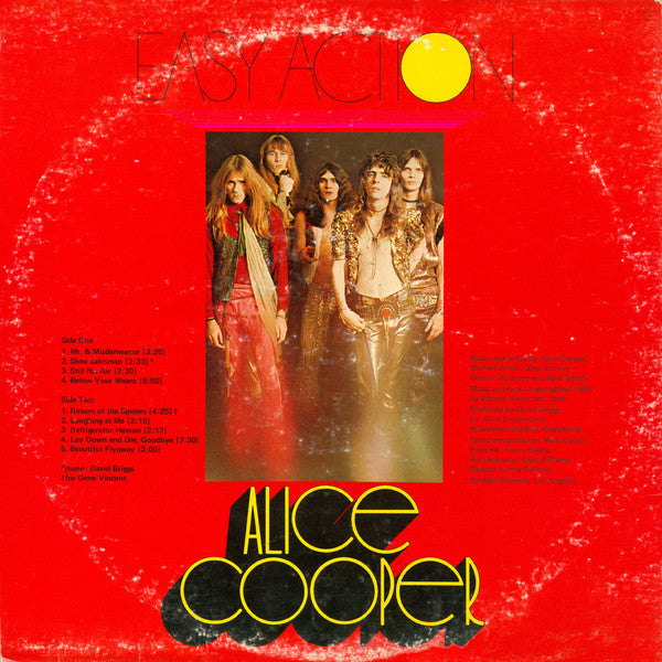 Alice Cooper : Easy Action (LP, Album, RE, Ter)