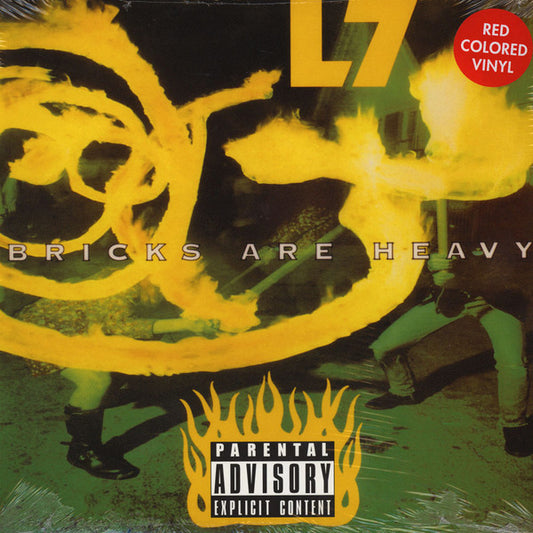 L7 : Bricks Are Heavy (LP, Album, RE, Red)