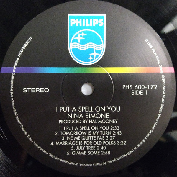 Nina Simone : I Put A Spell On You (LP, Album, RE)