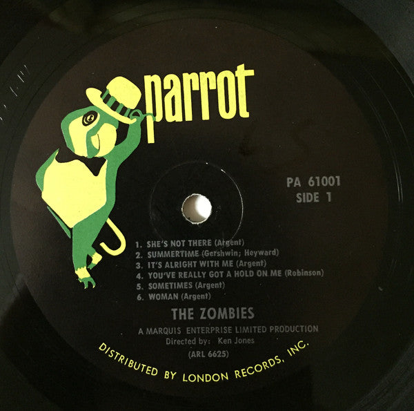 The Zombies : The Zombies (LP, Album, Mono, Glo)