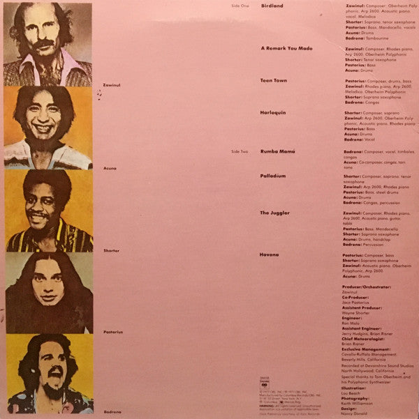 Weather Report : Heavy Weather (LP, Album, San)