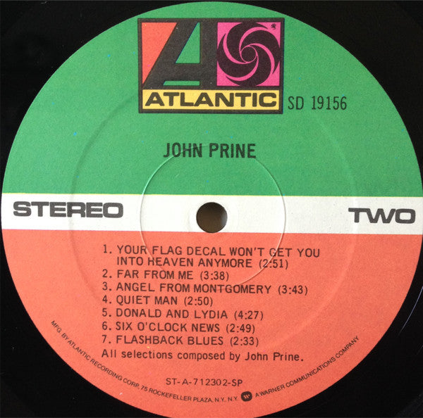 John Prine : John Prine (LP, Album, RE, SP,)