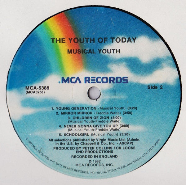 Musical Youth : The Youth Of Today (LP, Album)