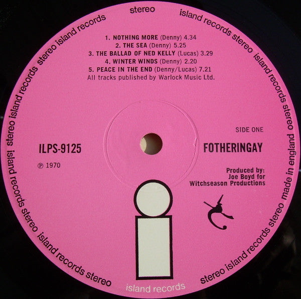 Fotheringay : Fotheringay (LP, Album, Gat)