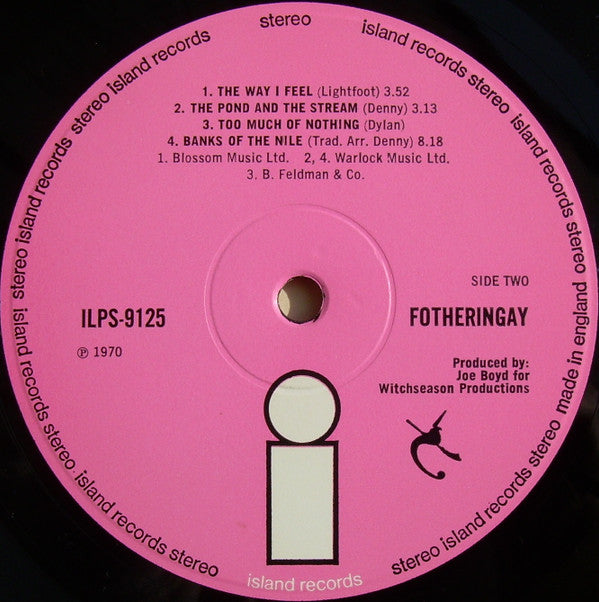 Fotheringay : Fotheringay (LP, Album, Gat)