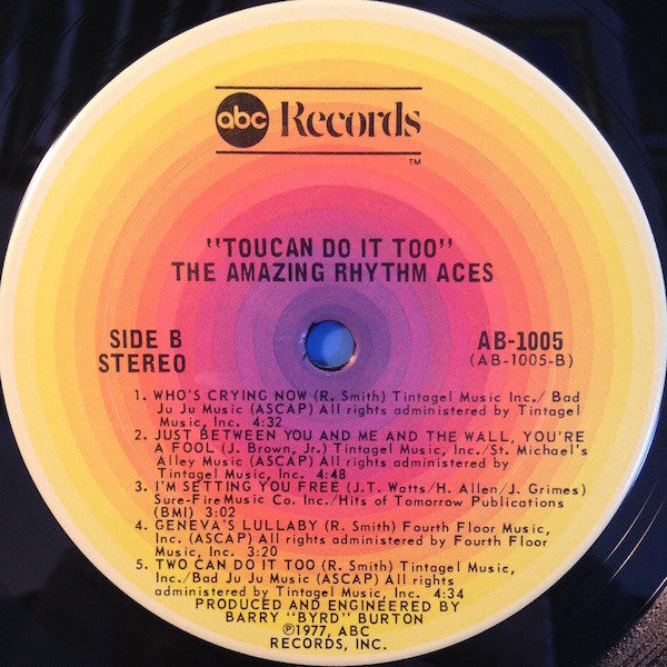 The Amazing Rhythm Aces : Toucan Do It Too (LP, Album, San)