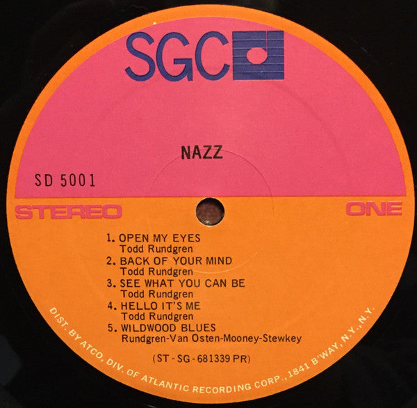 Nazz : Nazz (LP, Album, Pre)