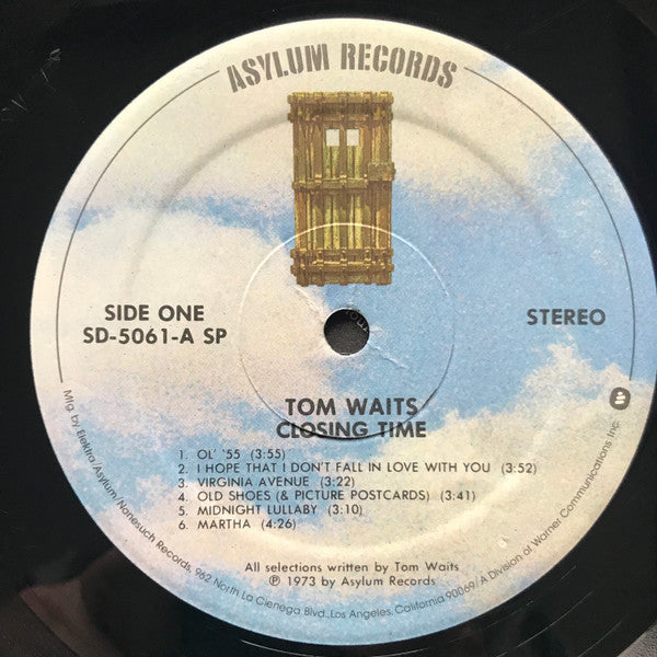 Tom Waits : Closing Time (LP, Album, RE, SP )