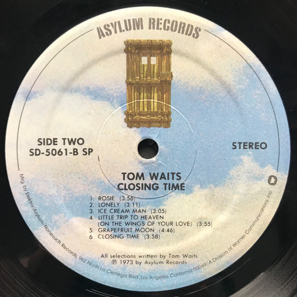 Tom Waits : Closing Time (LP, Album, RE, SP )