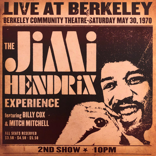 The Jimi Hendrix Experience : Live At Berkeley (2xLP, Album, Ltd, Num, 180)