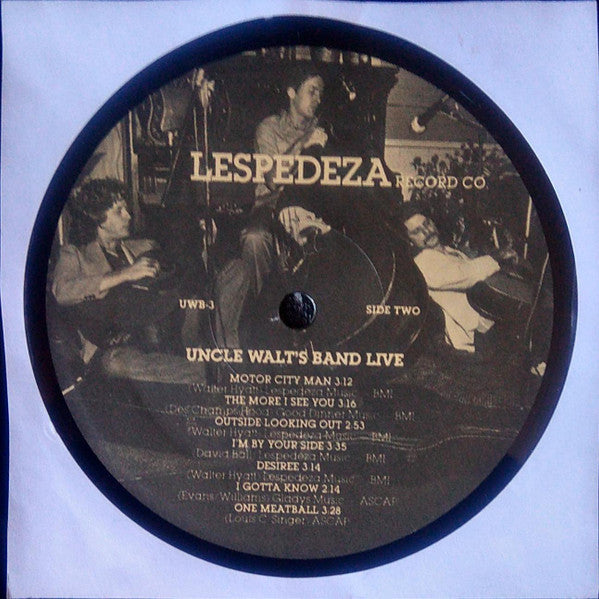 Uncle Walt's Band : Recorded Live (LP, Album)