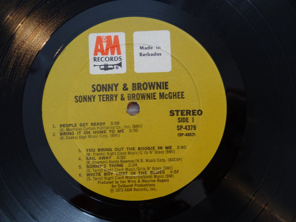 Sonny Terry & Brownie McGhee : Sonny & Brownie (LP, Album, Gat)