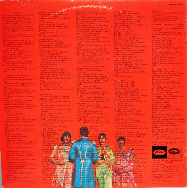 The Beatles : Sgt. Pepper's Lonely Hearts Club Band (LP, Album, RE, Jac)