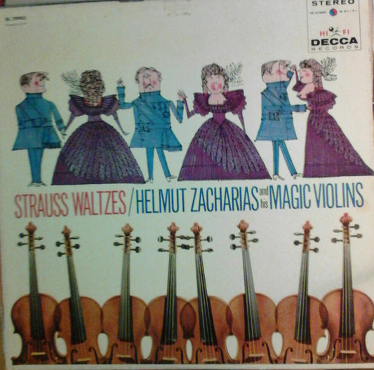Helmut Zacharias Und Seine Verzauberten Geigen : Strauss Waltzes (LP, Album)