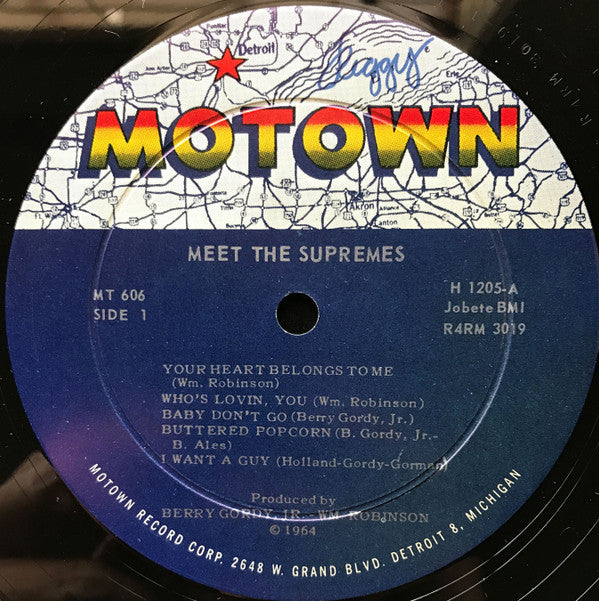 The Supremes : Meet The Supremes (LP, Album, Mono, M/Print, Roc)