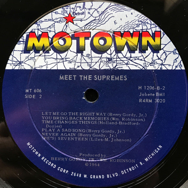 The Supremes : Meet The Supremes (LP, Album, Mono, M/Print, Roc)