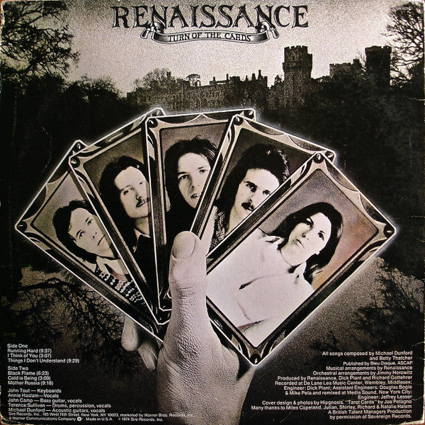 Renaissance (4) : Turn Of The Cards (LP, Album, RE, Jac)