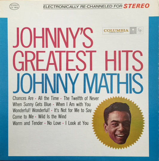 Johnny Mathis : Johnny's Greatest Hits (LP, Comp)