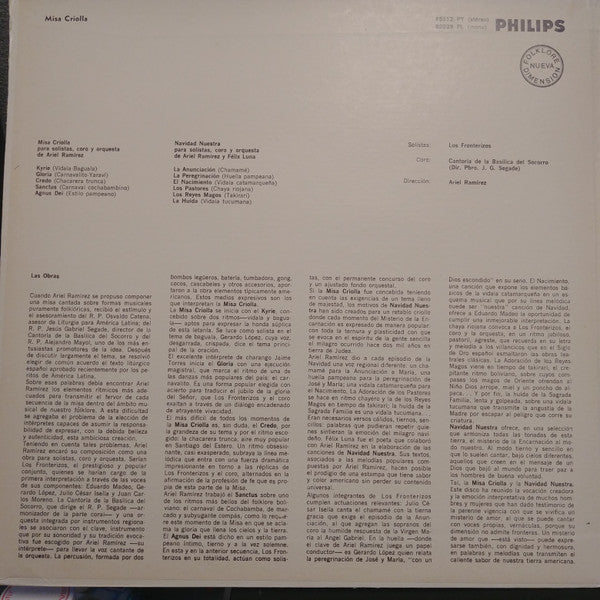 Ariel Ramirez : Misa Criolla (LP, Album, Mono, Gat)
